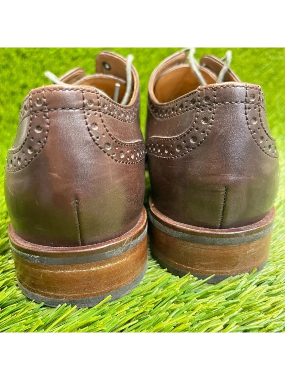 Cole Haan Madison Grand Mens Size 8 Brown Casual Classic Cap Toe Oxford Shoes